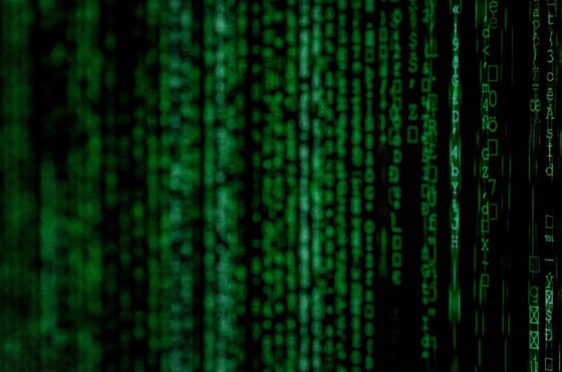 Green symbols of matrix binary code